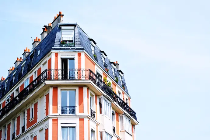 immeuble d'appartement résidentiel pour illustrer PEB appartement et maison